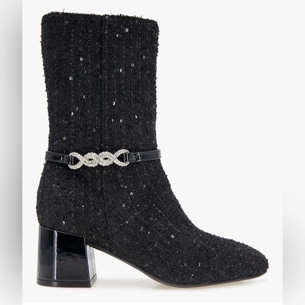 Kenneth Cole REACTION Women's Lacey Jewel Bootie Fashion Boot Size 7.5 - Picture 7 of 16